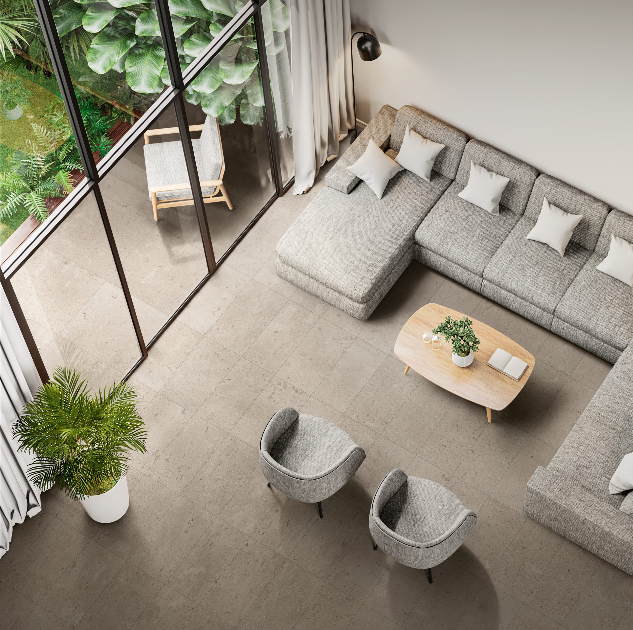 MILE®stone_Lith_Antique Cream_Matte_12x24_Outdoor 24x24