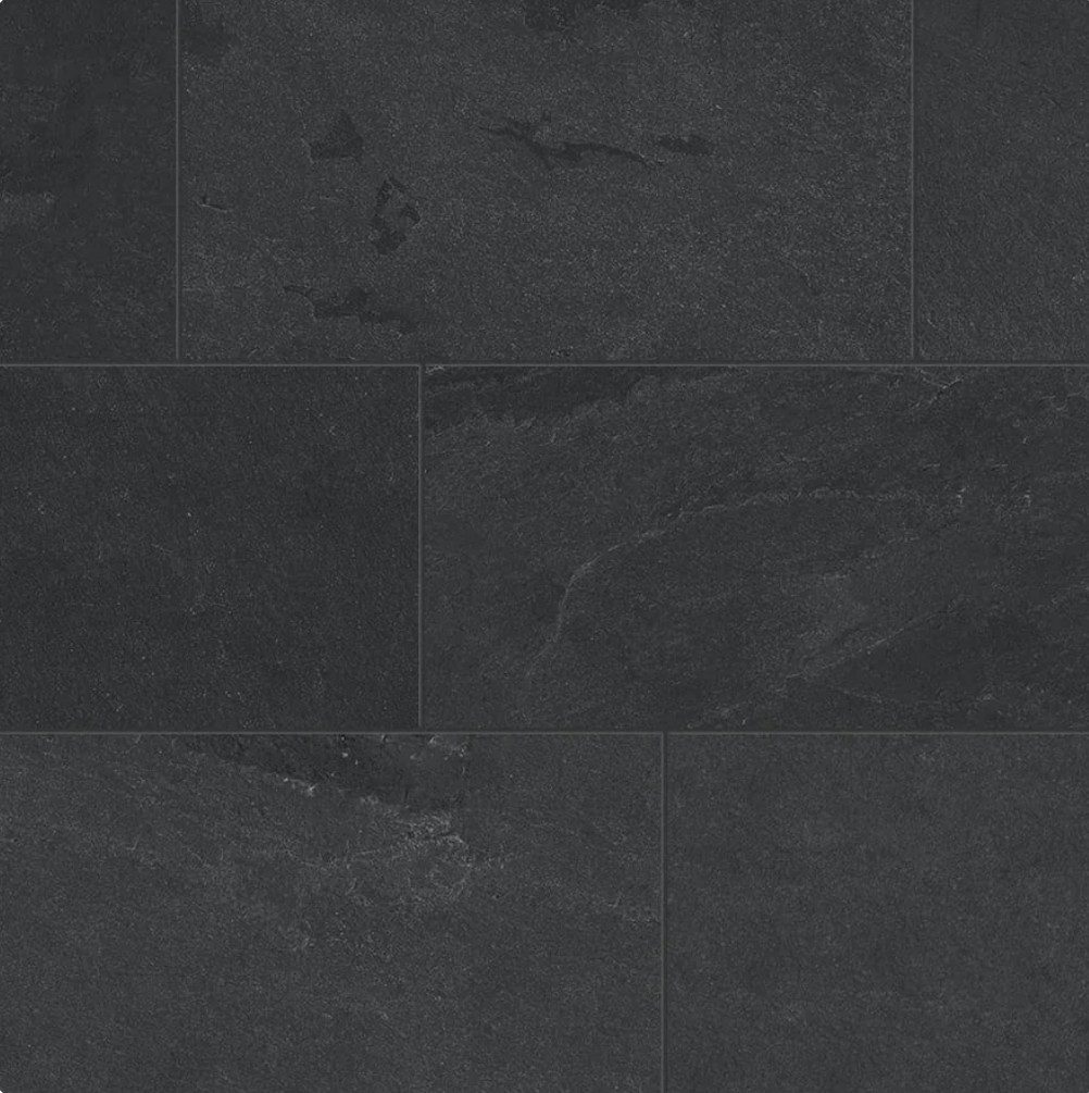 MILE stone Net-Zero Lava Tile Texture Close-Up